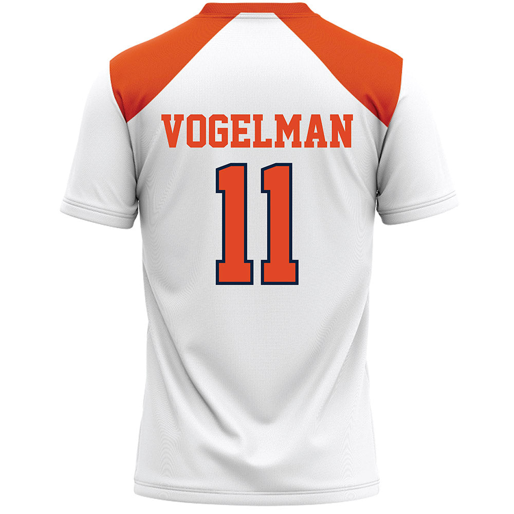 Syracuse - NCAA Women's Lacrosse : Alexa Vogelman - White Lacrosse Jersey -1