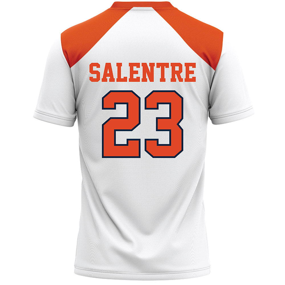 Syracuse - NCAA Women's Lacrosse : Mackenzie Salentre - White Lacrosse Jersey -1