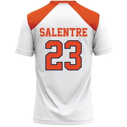 Syracuse - NCAA Women's Lacrosse : Mackenzie Salentre - White Lacrosse Jersey -1