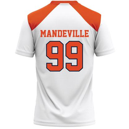 Syracuse - NCAA Women's Lacrosse : Kalena Mandeville - White Lacrosse Jersey -1