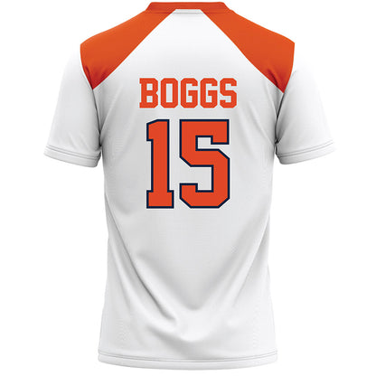 Syracuse - NCAA Women's Lacrosse : Kendall Boggs - White Lacrosse Jersey -1