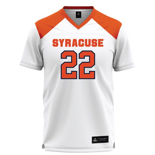 Syracuse - NCAA Women's Lacrosse : Molly Guzik - White Lacrosse Jersey -0