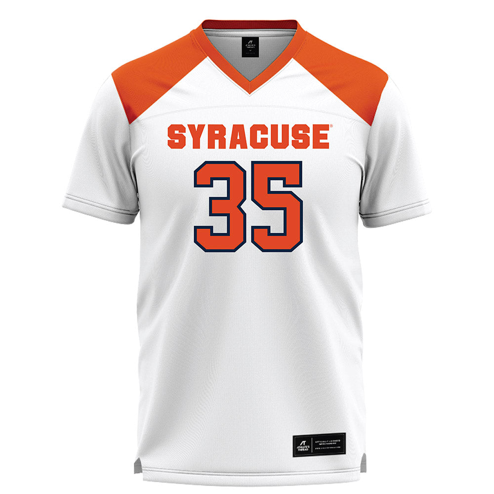 Syracuse - NCAA Women's Lacrosse : Alice Nash - White Lacrosse Jersey -0