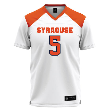Syracuse - NCAA Women's Lacrosse : Emma Muchnick - White Lacrosse Jersey -0