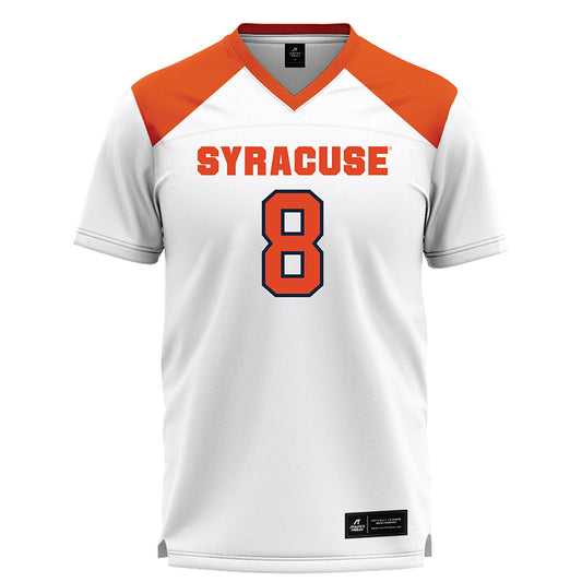 Syracuse - NCAA Women's Lacrosse : Lexi Reber - White Lacrosse Jersey -0
