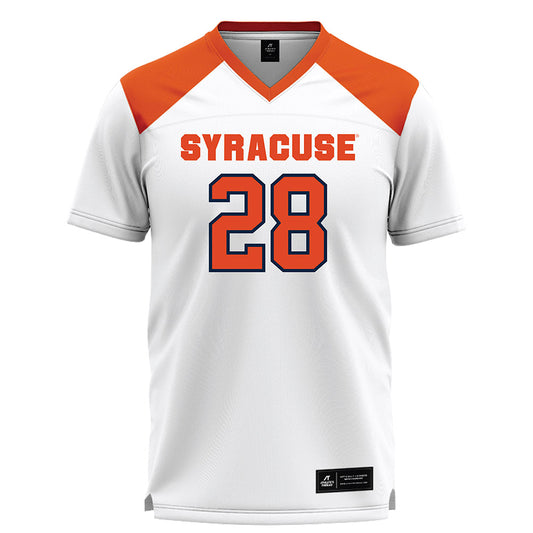 Syracuse - NCAA Women's Lacrosse : Harper Jones - White Lacrosse Jersey -0