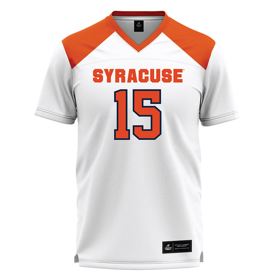 Syracuse - NCAA Women's Lacrosse : Kendall Boggs - White Lacrosse Jersey -0