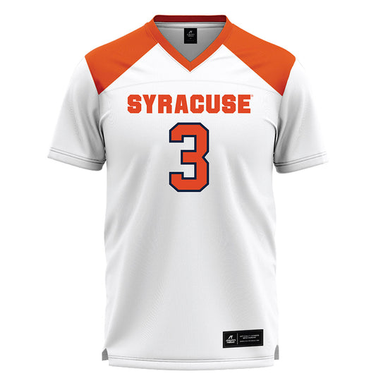 Syracuse - NCAA Women's Lacrosse : Ryann Banks - White Lacrosse Jersey -0