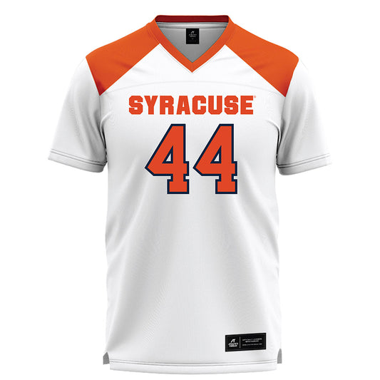 Syracuse - NCAA Women's Lacrosse : Angela Beardsley - White Lacrosse Jersey -0