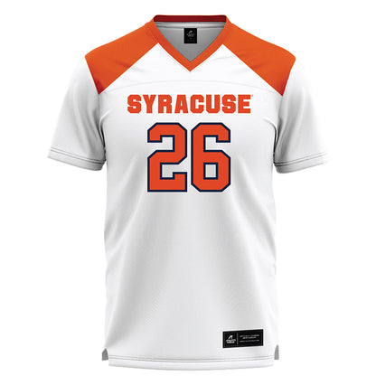 Syracuse - NCAA Women's Lacrosse : Courtney Thornton - White Lacrosse Jersey -0