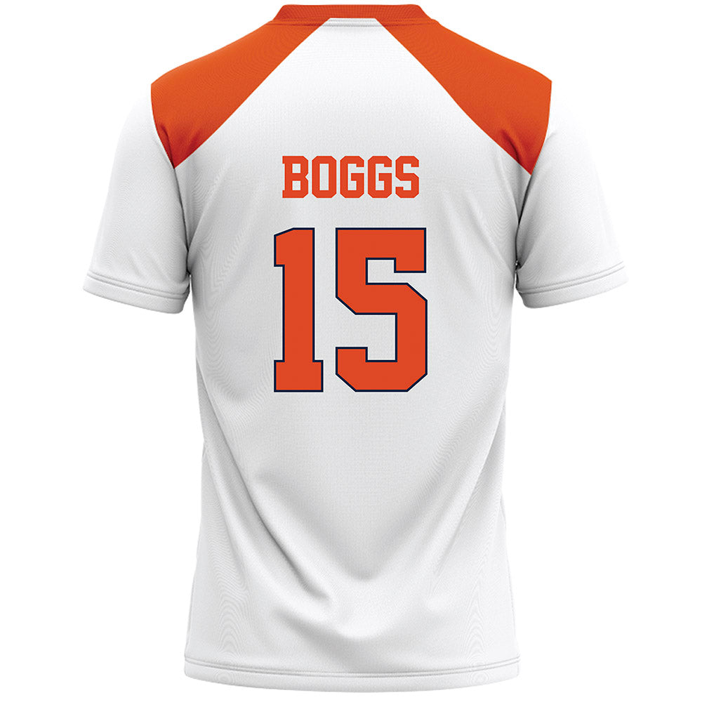 Syracuse - NCAA Women's Lacrosse : Kendall Boggs - White Lacrosse Jersey -1