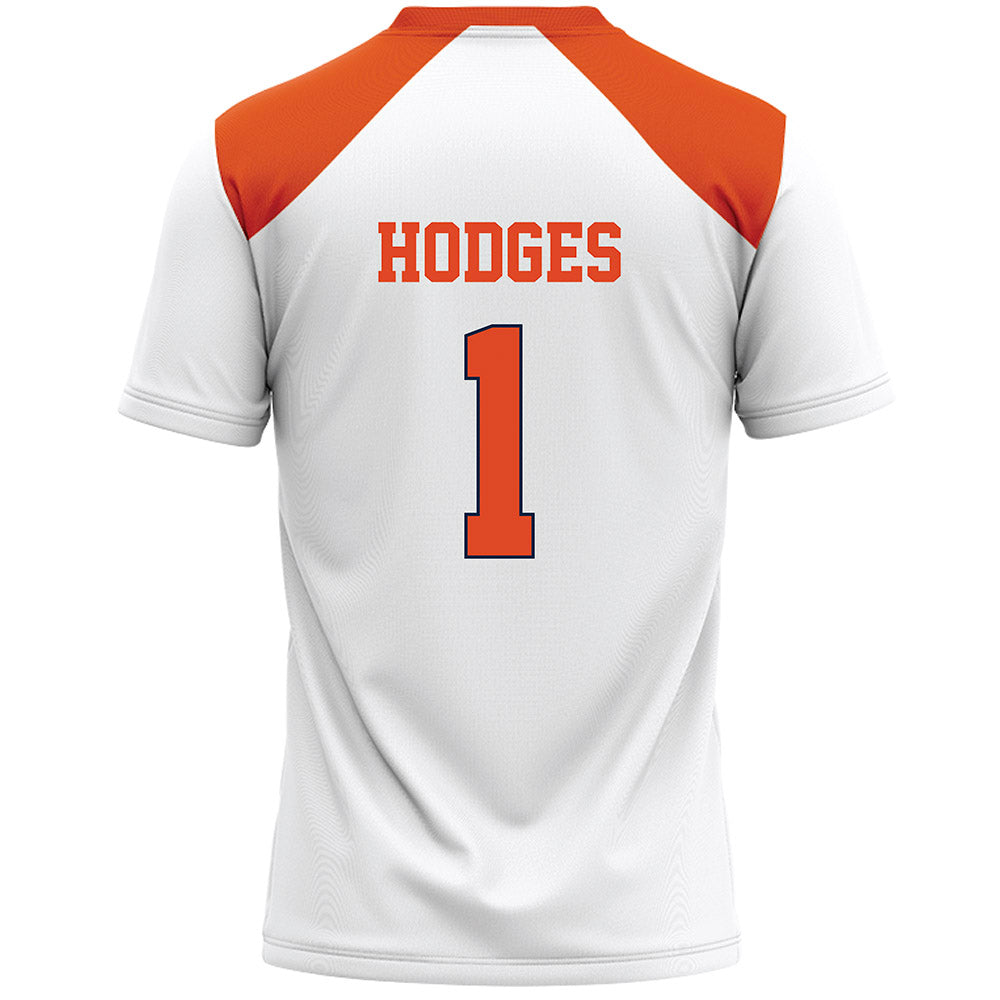 Syracuse - NCAA Women's Lacrosse : Savannah Hodges - White Lacrosse Jersey -1