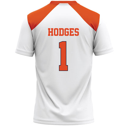 Syracuse - NCAA Women's Lacrosse : Savannah Hodges - White Lacrosse Jersey -1