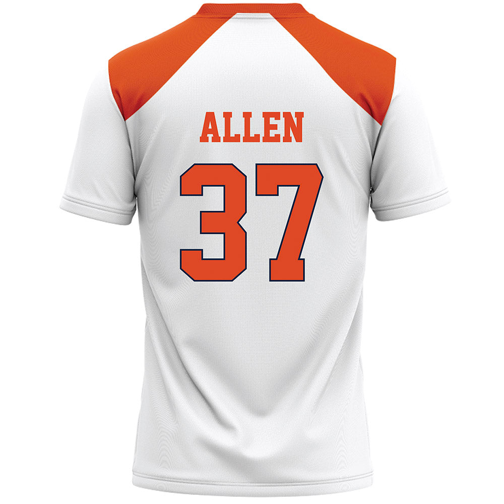 Syracuse - NCAA Women's Lacrosse : Mary Allen - White Lacrosse Jersey -1
