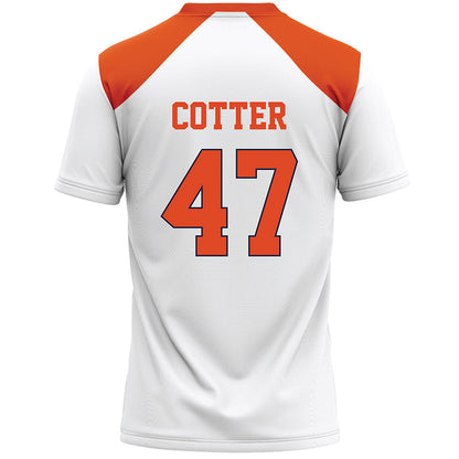 Syracuse - NCAA Women's Lacrosse : Mileena Cotter - White Lacrosse Jersey -1