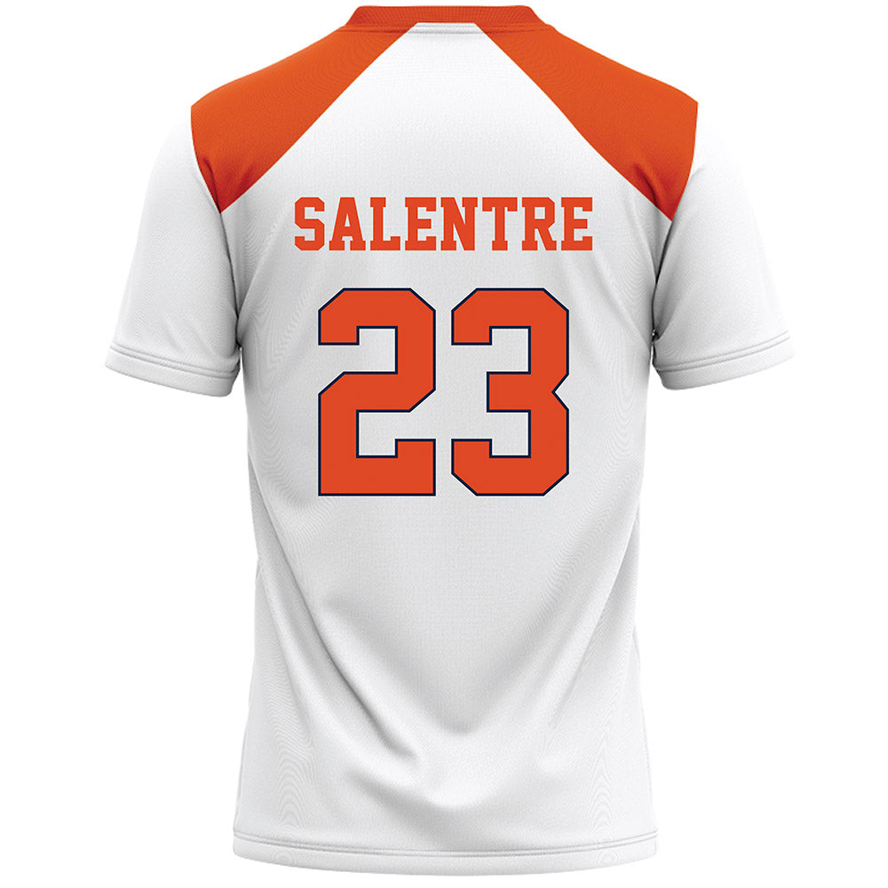 Syracuse - NCAA Women's Lacrosse : Mackenzie Salentre - White Lacrosse Jersey -1