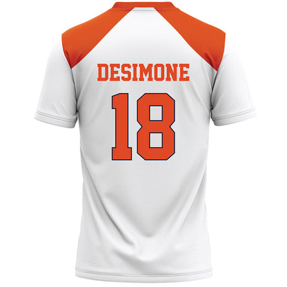 Syracuse - NCAA Women's Lacrosse : Carlie Desimone - White Lacrosse Jersey -1
