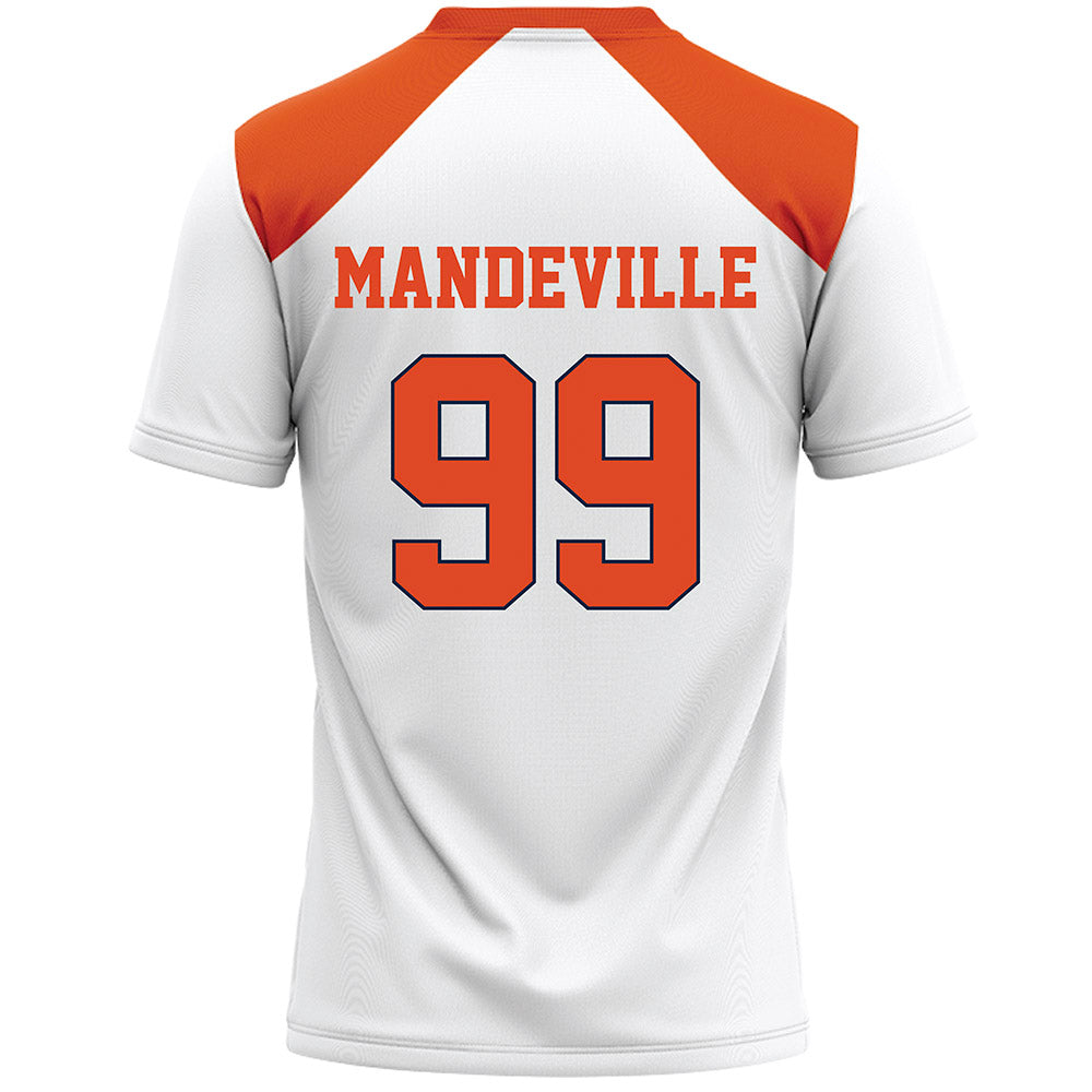 Syracuse - NCAA Women's Lacrosse : Kalena Mandeville - White Lacrosse Jersey -1