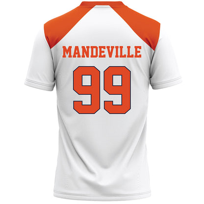 Syracuse - NCAA Women's Lacrosse : Kalena Mandeville - White Lacrosse Jersey -1