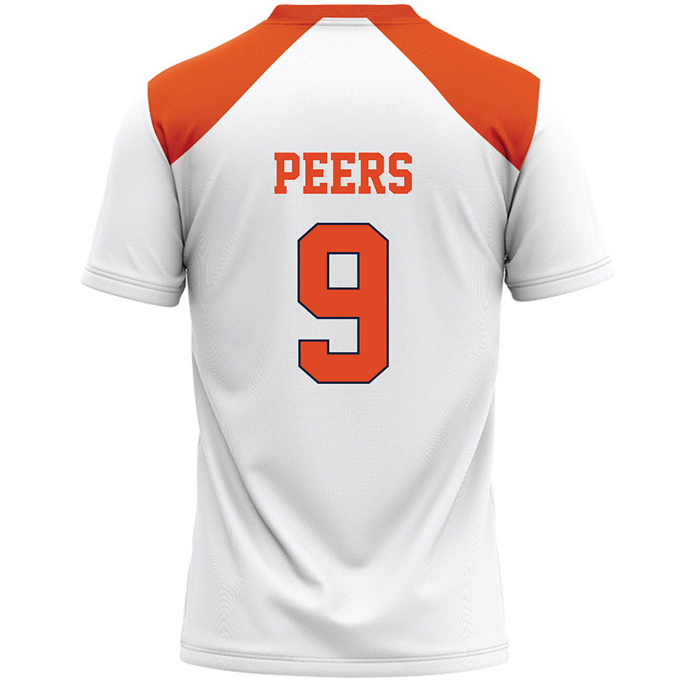 Syracuse - NCAA Women's Lacrosse : Ava Peers - White Lacrosse Jersey -1