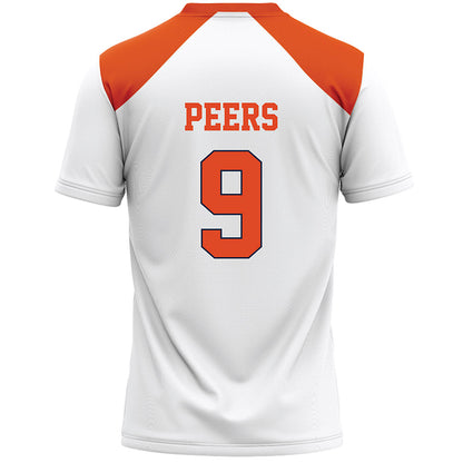 Syracuse - NCAA Women's Lacrosse : Ava Peers - White Lacrosse Jersey -1