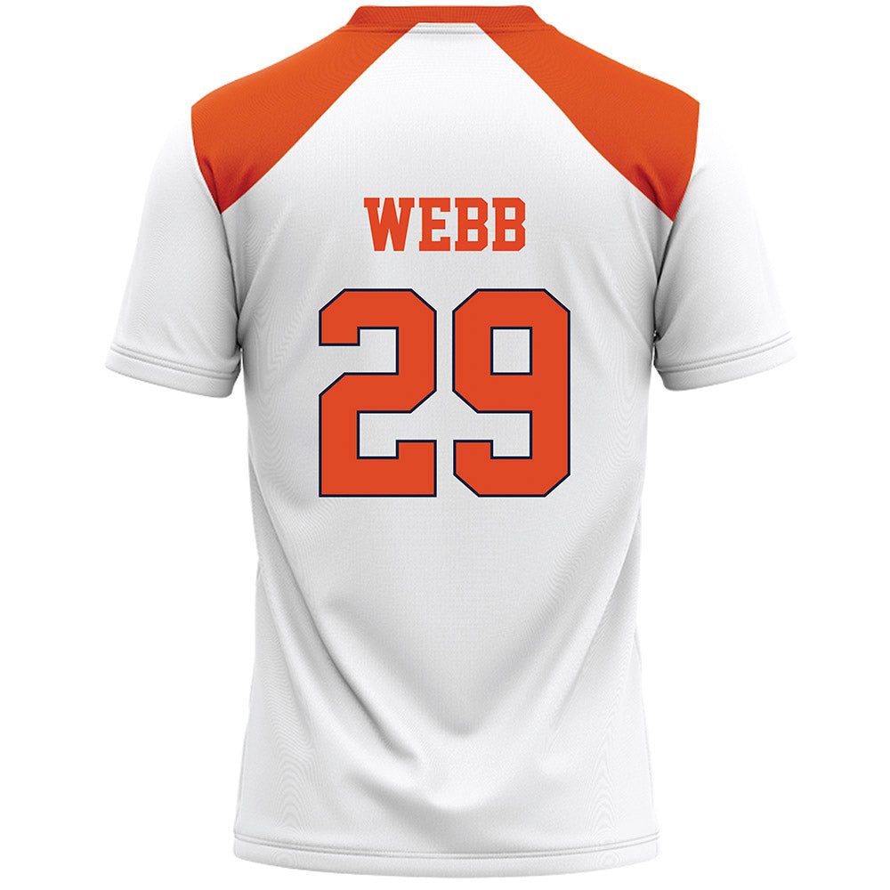 Syracuse - NCAA Women's Lacrosse : Cecelia Webb - White Lacrosse Jersey -1