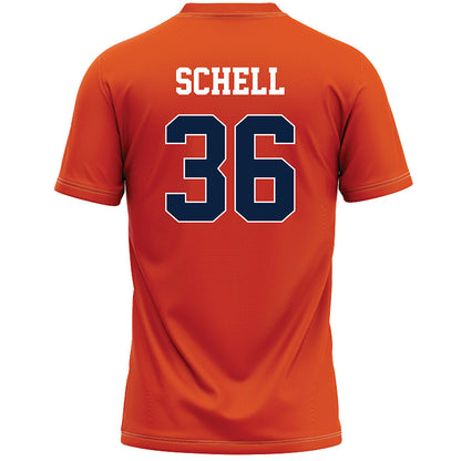 Syracuse - NCAA Men's Lacrosse : Jack Schell - Orange Lacrosse Jersey -1
