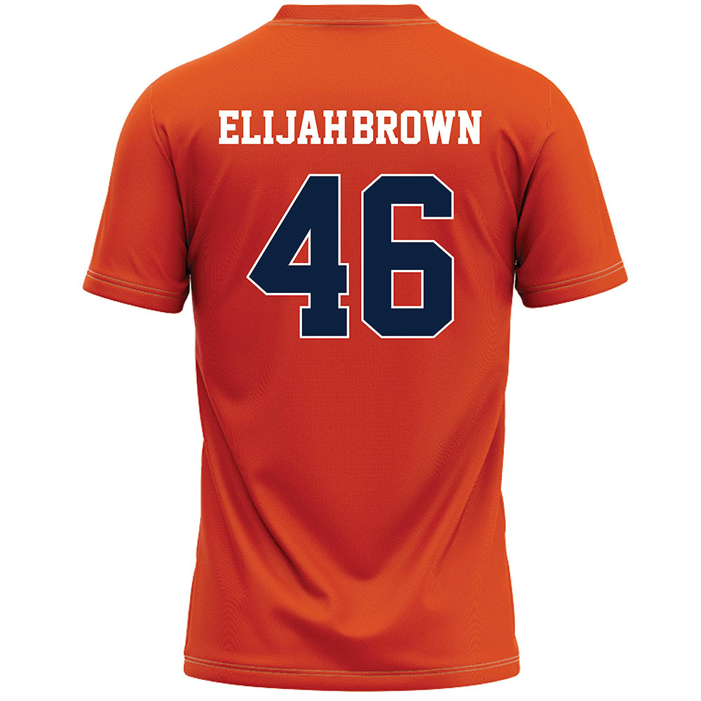 Syracuse - NCAA Men's Lacrosse : Gregory Elijah-Brown - Orange Lacrosse Jersey -1