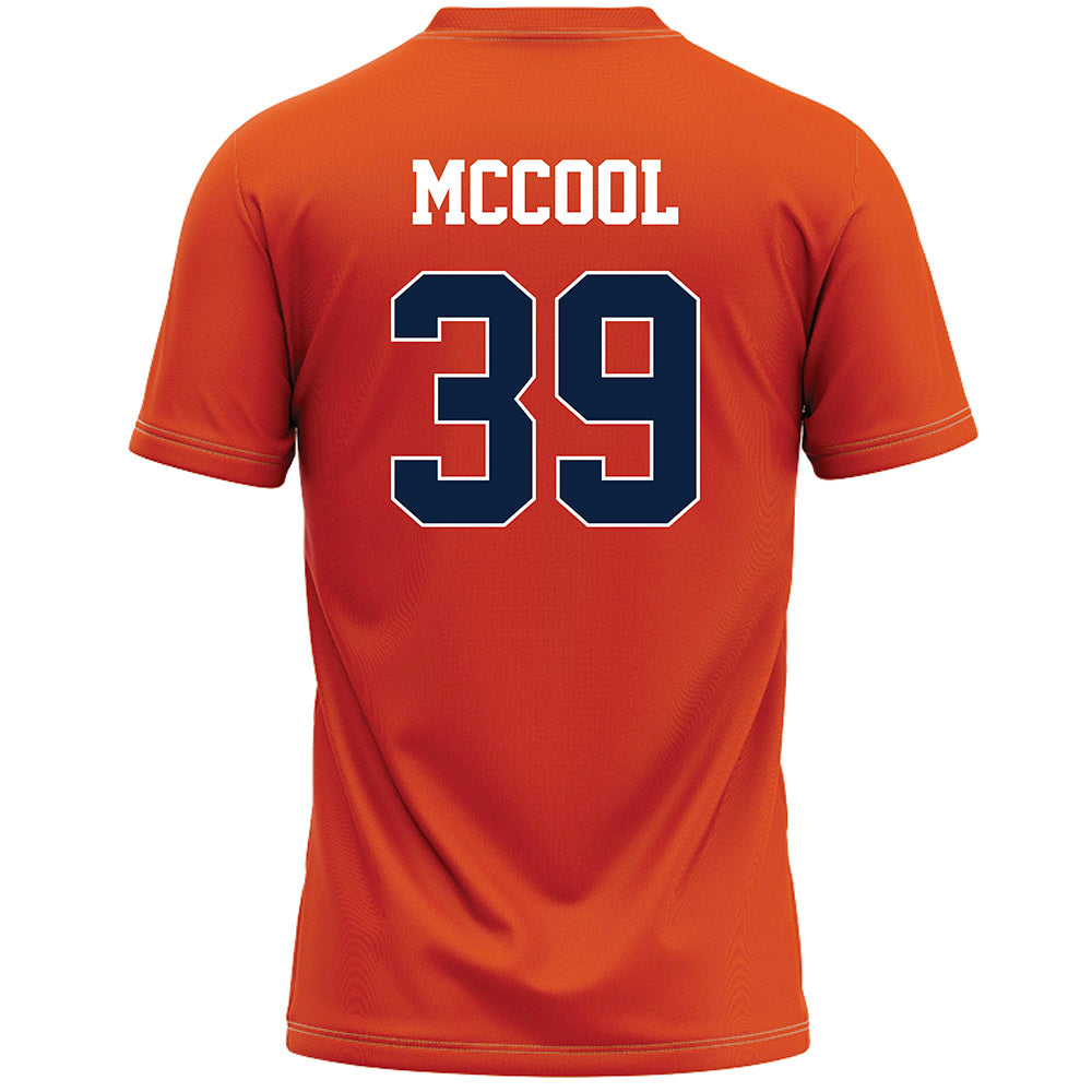 Syracuse - NCAA Men's Lacrosse : Jimmy Mccool - Orange Lacrosse Jersey -1