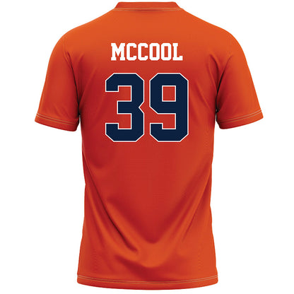 Syracuse - NCAA Men's Lacrosse : Jimmy Mccool - Orange Lacrosse Jersey -1