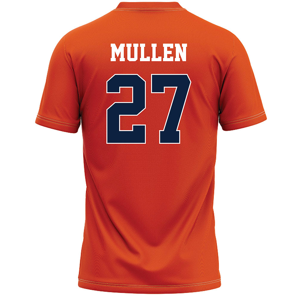 Syracuse - NCAA Men's Lacrosse : John Mullen - Orange Lacrosse Jersey -1