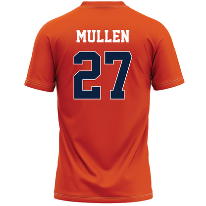 Syracuse - NCAA Men's Lacrosse : John Mullen - Orange Lacrosse Jersey -1