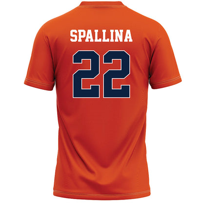 Syracuse - NCAA Men's Lacrosse : Joseph Spallina - Orange Lacrosse Jersey -1