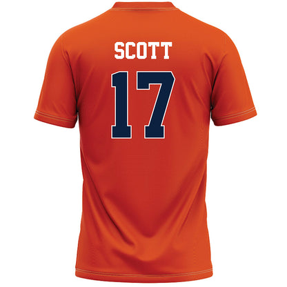 Syracuse - NCAA Men's Lacrosse : Donny Scott - Orange Lacrosse Jersey -1