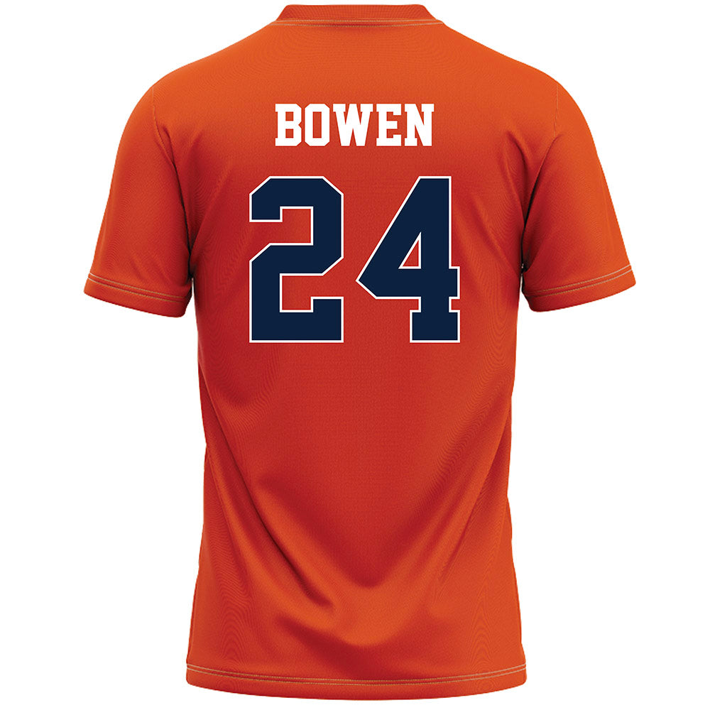 Syracuse - NCAA Men's Lacrosse : Dante Bowen - Orange Lacrosse Jersey -1
