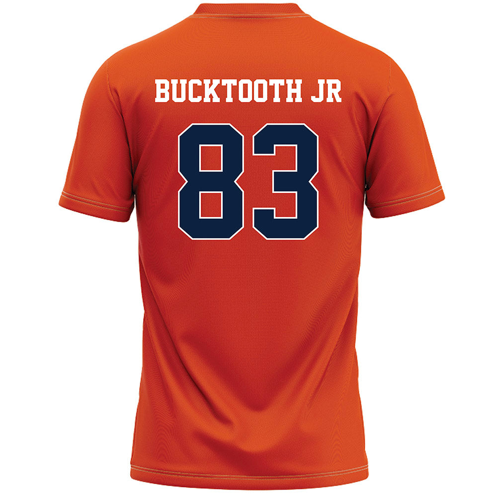 Syracuse - NCAA Men's Lacrosse : Brett Bucktooth Jr - Orange Lacrosse Jersey -1