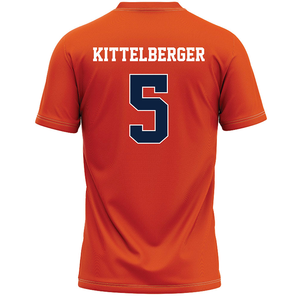 Syracuse - NCAA Men's Lacrosse : Jayden Kittelberger - Orange Lacrosse Jersey -1