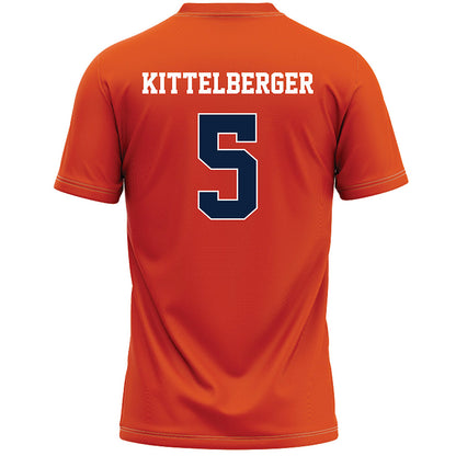 Syracuse - NCAA Men's Lacrosse : Jayden Kittelberger - Orange Lacrosse Jersey -1