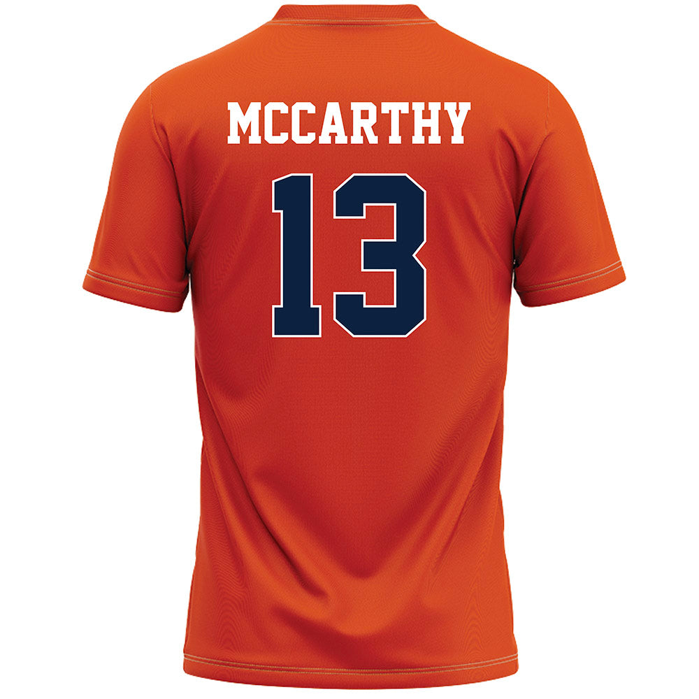 Syracuse - NCAA Men's Lacrosse : Tyler McCarthy - Orange Lacrosse Jersey -1