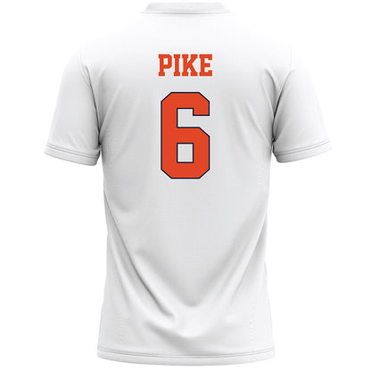 Syracuse - NCAA Men's Lacrosse : Braydon Pike - White Lacrosse Jersey -1