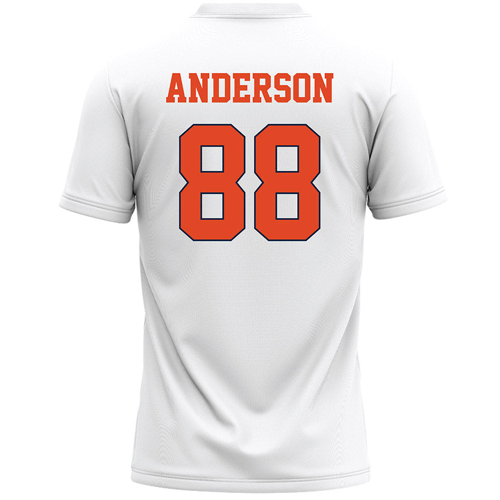 Syracuse - NCAA Men's Lacrosse : Payton Anderson - White Lacrosse Jersey -1