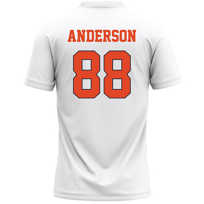 Syracuse - NCAA Men's Lacrosse : Payton Anderson - White Lacrosse Jersey -1