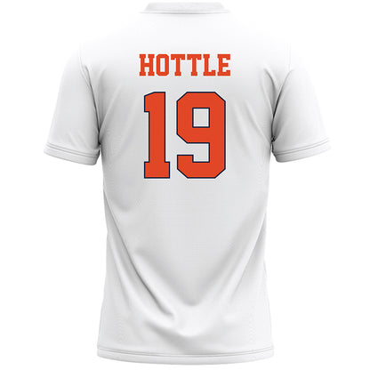 Syracuse - NCAA Men's Lacrosse : Wyatt Hottle - White Lacrosse Jersey -1