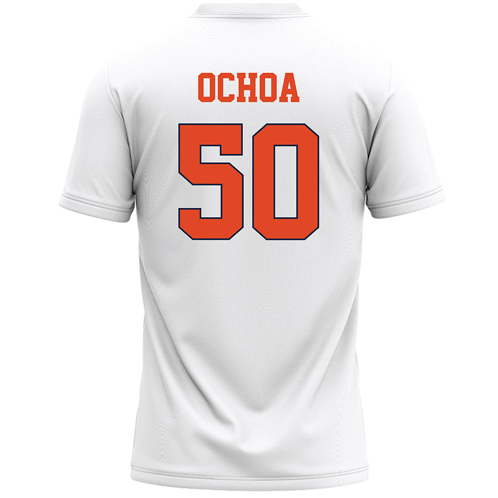 Syracuse - NCAA Men's Lacrosse : Ryder Ochoa - White Lacrosse Jersey -1