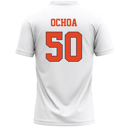 Syracuse - NCAA Men's Lacrosse : Ryder Ochoa - White Lacrosse Jersey -1