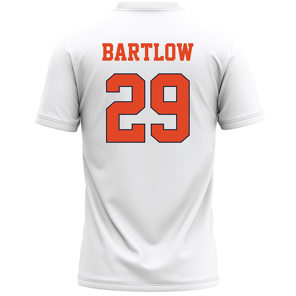 Syracuse - NCAA Men's Lacrosse : Lucas Bartlow - White Lacrosse Jersey -1