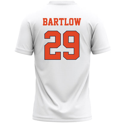 Syracuse - NCAA Men's Lacrosse : Lucas Bartlow - White Lacrosse Jersey -1