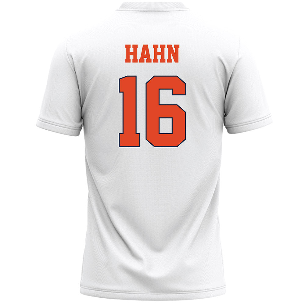 Syracuse - NCAA Men's Lacrosse : Bogue Hahn - White Lacrosse Jersey -1
