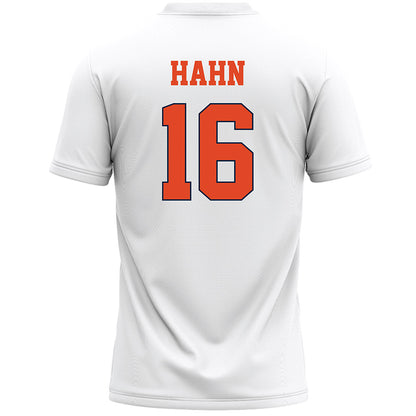 Syracuse - NCAA Men's Lacrosse : Bogue Hahn - White Lacrosse Jersey -1