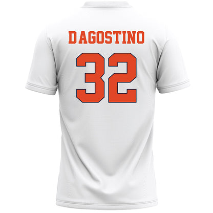 Syracuse - NCAA Men's Lacrosse : Louis D'Agostino - White Lacrosse Jersey -1